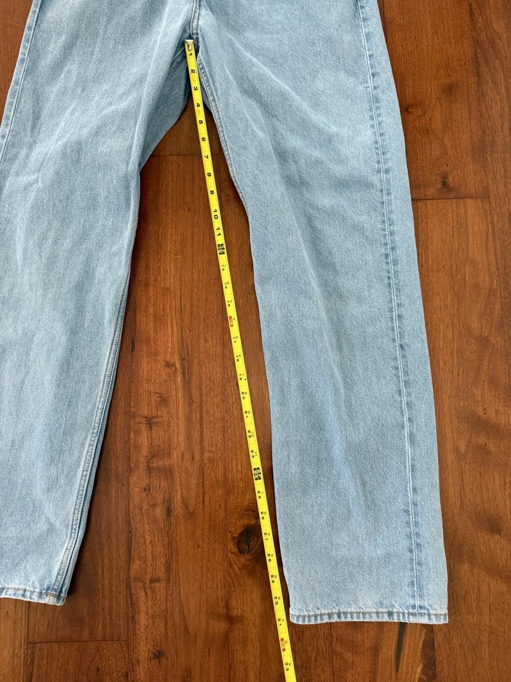 H&M Relaxed Light Blue Straight-Leg Men's Jeans